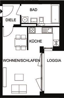 01 1-Zimmer-Wohnung 3.