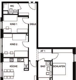 UNSERE WOHNBEISPIELE 2. Obergeschoss, Whg. 02 4-Zimmer-Wohnung Erdgeschoss, Whg.