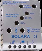 Für alle Leistungen, Spannungen und Batterietypen FÜHRENDE LADEREGLER-HERSTELLER SOLARA by Phocos Einkreisregler mit optimiertem Preis- Leistungsverhältnis