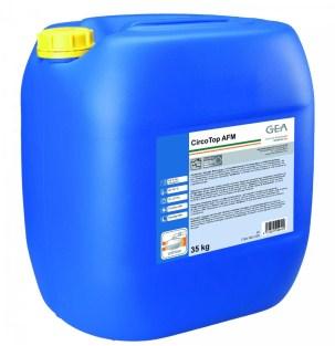 25 kg, Kanister 54,00 35 kg, Kanister 73,00 CircTp AFM - Reinigungsmittel Alkalisches, flüssiges Reinigungs- und Desinfektinsmittel für Melk- und Milchkühlanlagen.