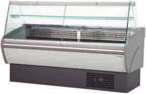 Kühlvitrinen Euromini VPR/VCR Euromini VPR Euromini VCR Glasaufbau gerade (VPR) oder gebogen (VCR) inkl.