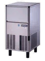 doppeltes Abtausystem Ausführung in luft- (A) oder wassergekühlt (W) lieferbar (bei Bestellung angeben) Größere Modelle und Eiswürfelgröße ca.