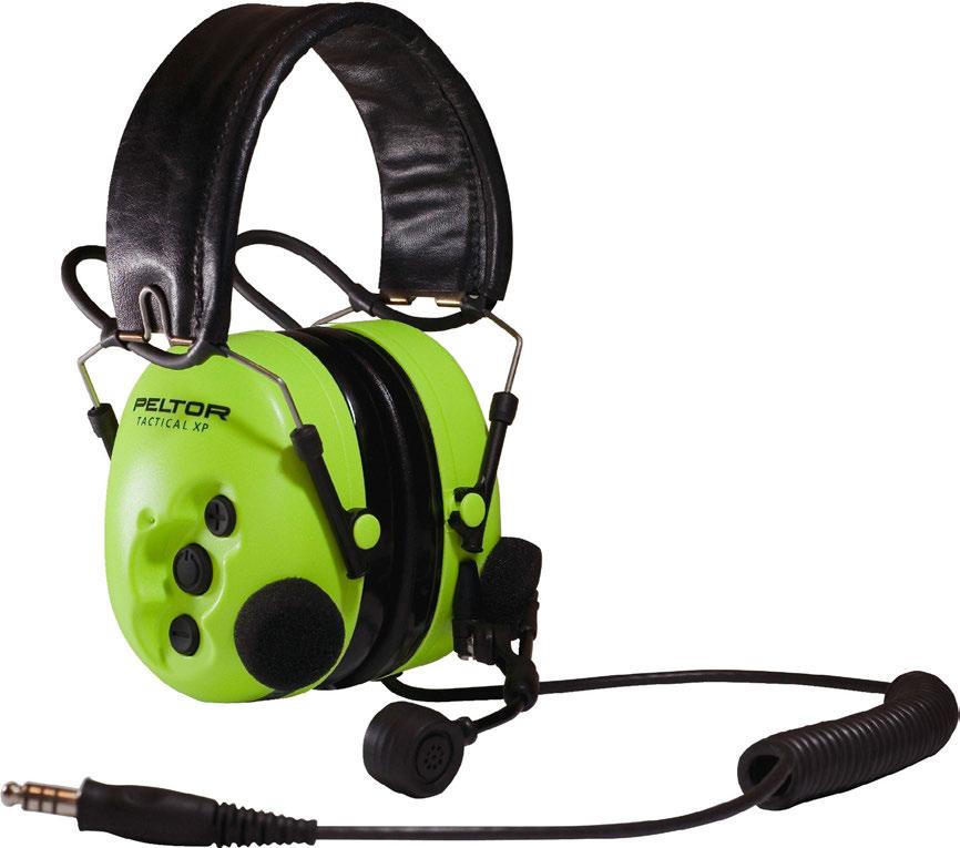 Headset J11 3M PELTOR Tactical Headsets SNR: 33 Headset mit Außenmikrofonen zur Erkennung der Umgebungsgeräusche Über FL50 PTT Adapter anschließbar an alle gängigen Funkgeräte Equalizer und