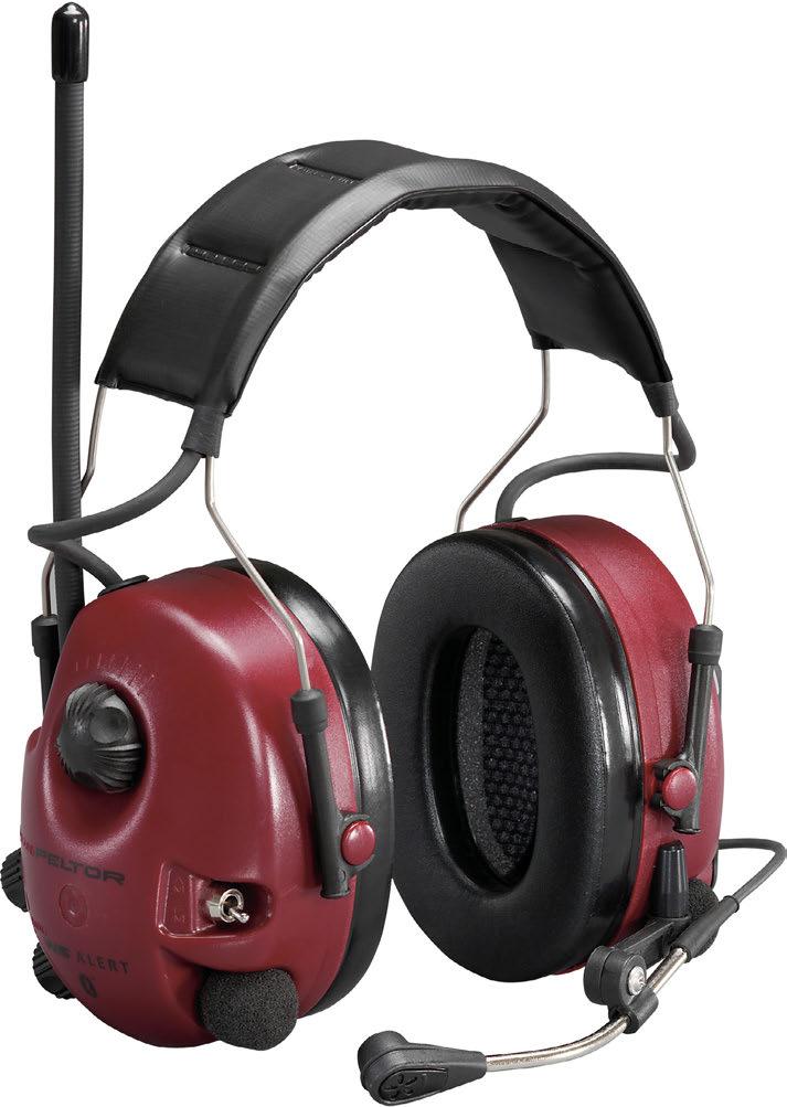 Flex Headsets und -kabel 3M PELTOR Alert Flex Headset SNR: 32 Einfach zu bedienende Lautstärkeregler für Radio und niveauabhängige Funktion FM/AM-Wahlschalter Mit Flex-Buchse zum Anschluss