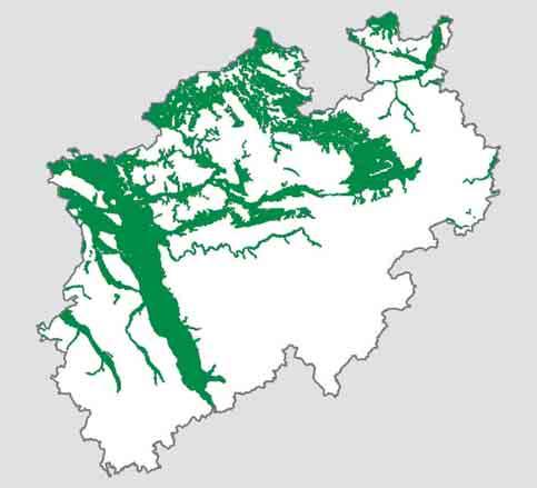 Zu den Lössgebieten gehören große Teile der Niederrheinischen Bucht, der Westenhellweg und die Hellwegbörden.