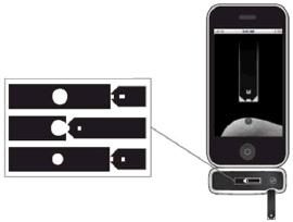 HINWEIS: Durch das Anschließen des ibgstar an ein iphone oder einen ipod touch, die sich im Ruhezustand befinden oder ausgeschaltet sind, werden das iphone oder der ipod touch nicht aktiviert.