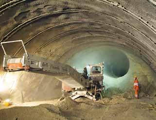 Untertagbau Die Abteilung Untertagbau verfügt über umfassende Erfahrungen in allen Sparten des Tunnel-, Stollen- und