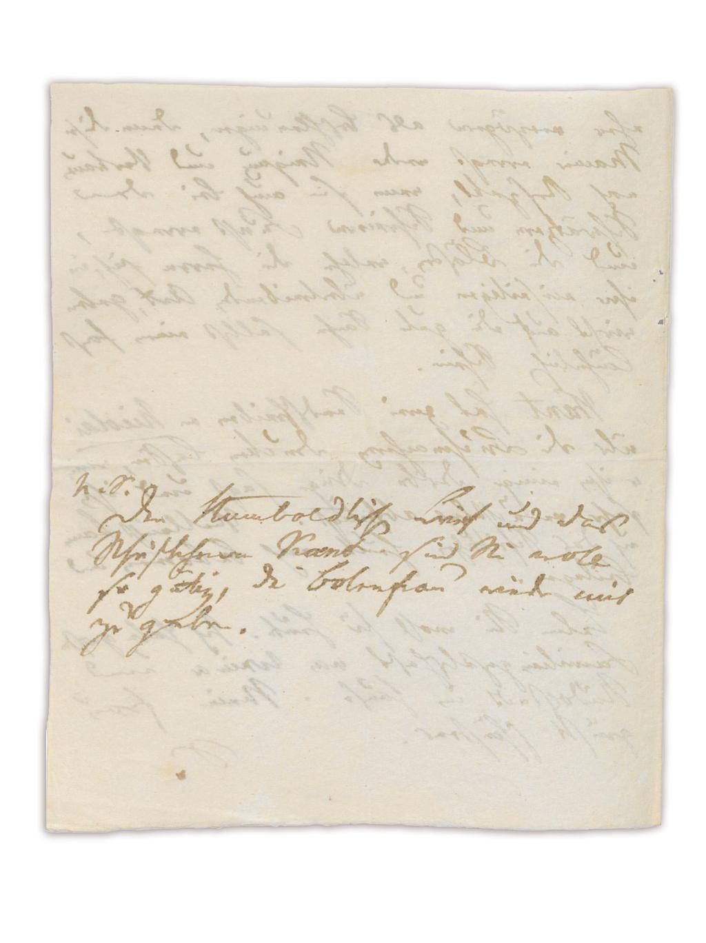 (51) Brief Schiller an Goethe, Jena, 27. Juli 1798 Eigenhändig GSA 28/1051 Bl 162v S. 1 Jena 27. Jul. 98.