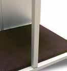 Housekeeping Daphnis Zimmerwechsel-Wagen Standardausstattung 1 Boden mit Teppich
