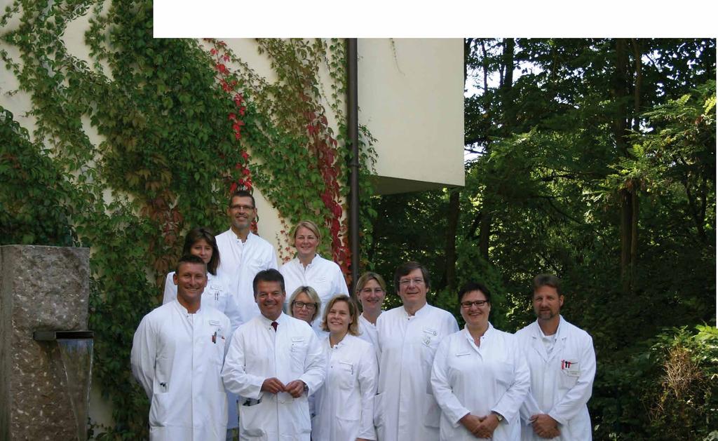 Ihr Arbeitsplatz Team: 1 Chefarzt (Prof. Dr. med.