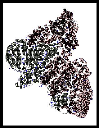 1. Hochwasserfrühwarnung Methodik (1/3) Gewässerelemente > 10 km² und < 500 km² Option HQ-REGIONALISIERUNG + Systemdatei hq_regio.