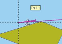 können Sie den Namen und die Farbe des Trails im Menü "Neuer Trail" anpassen.