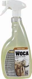 Unterhaltsreinigung WOCA Holzbodenseife eignet sich zur Reinigung aller naturgeölten Holzböden.