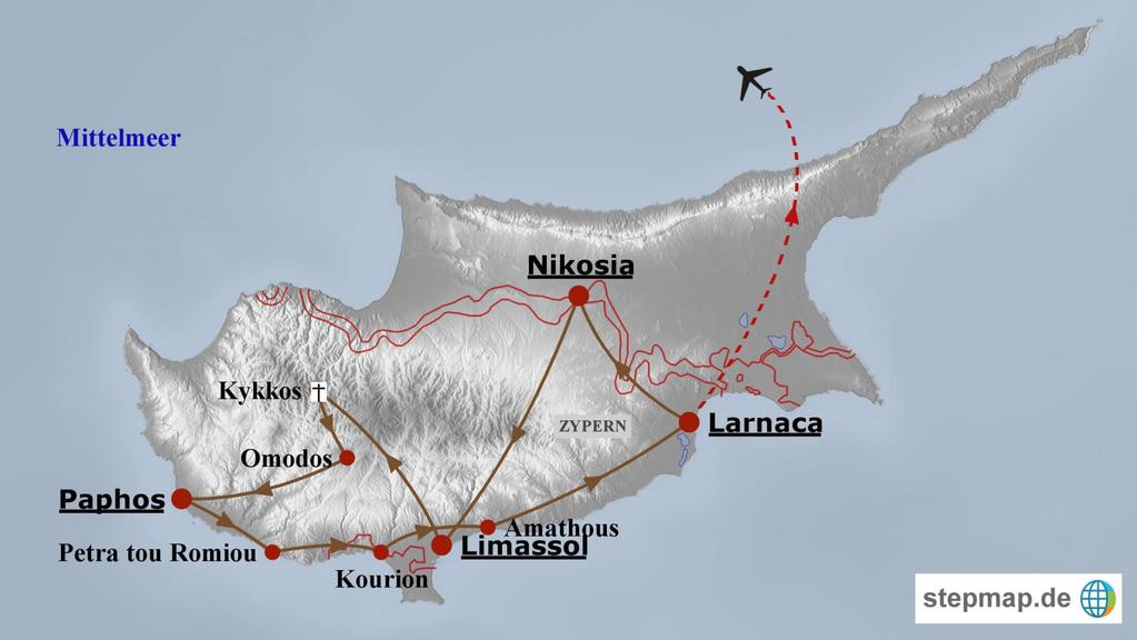 Rund 10.000 Jahre Weltgeschichte prägten die seit der Steinzeit bewohnte Insel. In der Bronzezeit belieferte Zypern die ganze mediterrane Welt mit Keramiken und Kupfer.