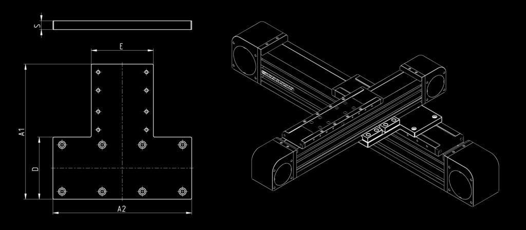 Schrauben/ Unterlegscheiben zur Verbindung Adapterplatte/Mittelbefestigung Mod.