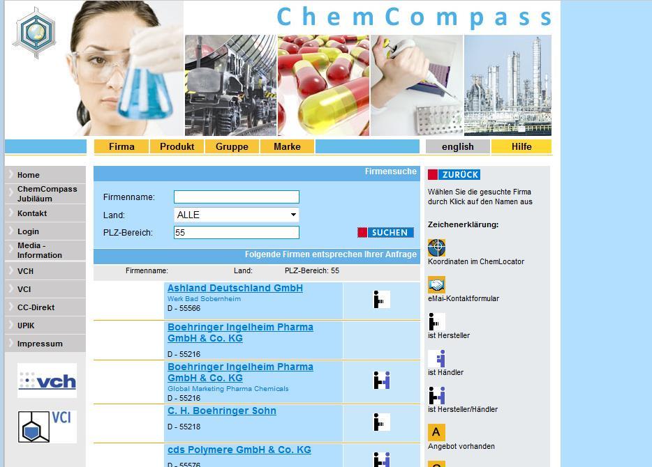 Nützliche Internetadressen für Chemiker und