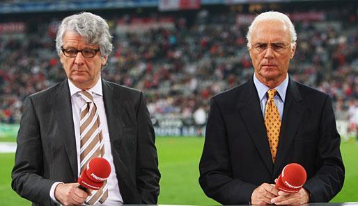 Sky wirbt bereits jetzt mit dem Experten-Team um Franz Beckenbauer und Marcel Reif, das die Ge-schehnisse der Spiele einschätzen wird.
