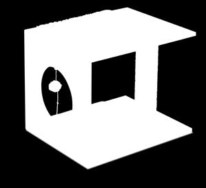 Grundplatte: 55,5 56 cm Höhe: 81,5 cm Farbe: Weiß, Walnuss Vesper V-Box Small Kompakt-Möbel in modernem Design aus
