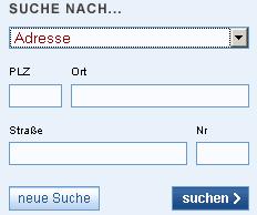 werden. Hier ist zusätzlich die Möglichkeit gegeben, nach einem Berg, Gewässer, Ort oder einer Schule zu suchen.