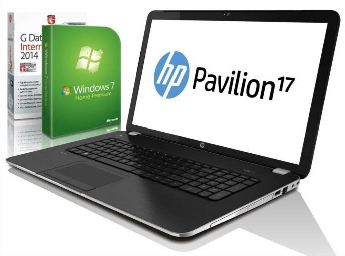HP Pavilion Notebook 519,00 Bildschirmgröße 17.30 Zoll USB USB 3.