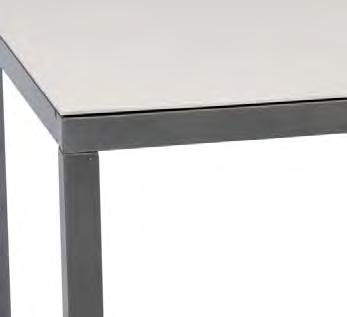 Tischplatte LAVASTAR anthrazit (Abb. mit Tischgestell VARIO 3) Tischplatte LAVASTAR hellbraun (Abb. mit Tischgestell VARIO 4) Tischplatte LAVASTAR weiß (Abb.