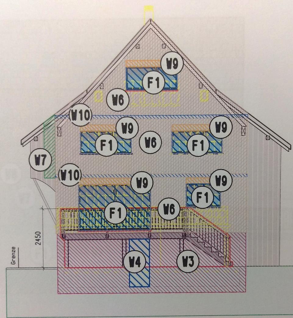 Beispiel EFH Reduktion Heizwärme- und Heizenergiebedarf: Fassadendämmung 6-20 cm EG-Boden-Dämmung 20 cm Dachdämmung