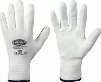 VPE: 240 114067 Feinstrick-Handschuh REIN, weiß Norm: EN 388 4-1-3-1 Premium-Qualität Feinstrick, nahtlos