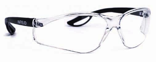 Augenschutz Vollsichtbrille mit Gummiband Kunststoffbrille INFIELD Astor rot Norm: EN 166 Material: Scheibe: Polycarbonat Rahmen: PVC direkt