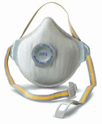SCHUTZAUSRÜSTUNG Moldex Atemschutzmaske mit Klimaventil - FFP2 NR D Typ 2485 74 Neben der ActivForm, DuraMesh -Außenstruktur und Klimaventil zeichnet sich diese FFP-Maske durch die Dichtlippe im