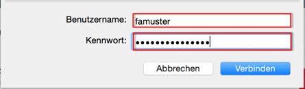 Verbindung ins Hochschul-Netz hergestellt werden.