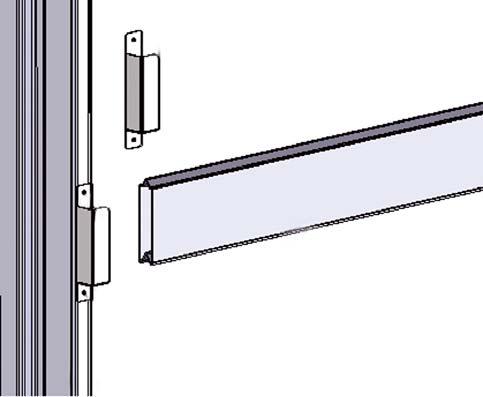 Montage Einstecktaschen an Portalsäulen hinten für rückseitige Einsteckbretter oberhalb von Aluminium-Bordwandklappen (für GETO Sider Stahl und GETO Sider Alu) in zertifizierbarer Ausführung bis 10 t