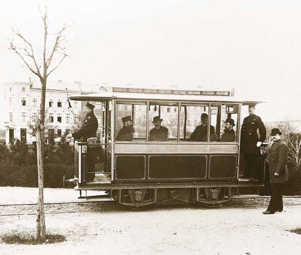 Erste elektrische Straßenbahn 1881 Am 16.