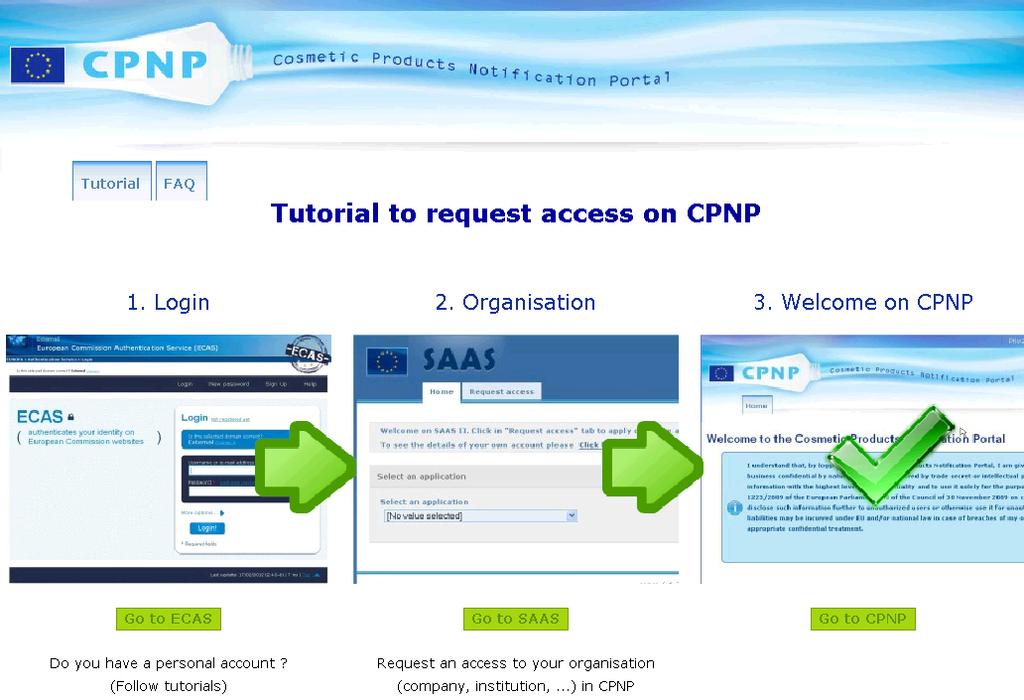 Einstieg in das CPNP Mit diesem Link erhalten Sie Zugang zu allen Systemen des CPNP LINK Sie können auch direkt
