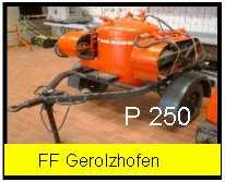 Gerolzhofen Pulverlöschanhänger P 250 FF Gerolzhofen