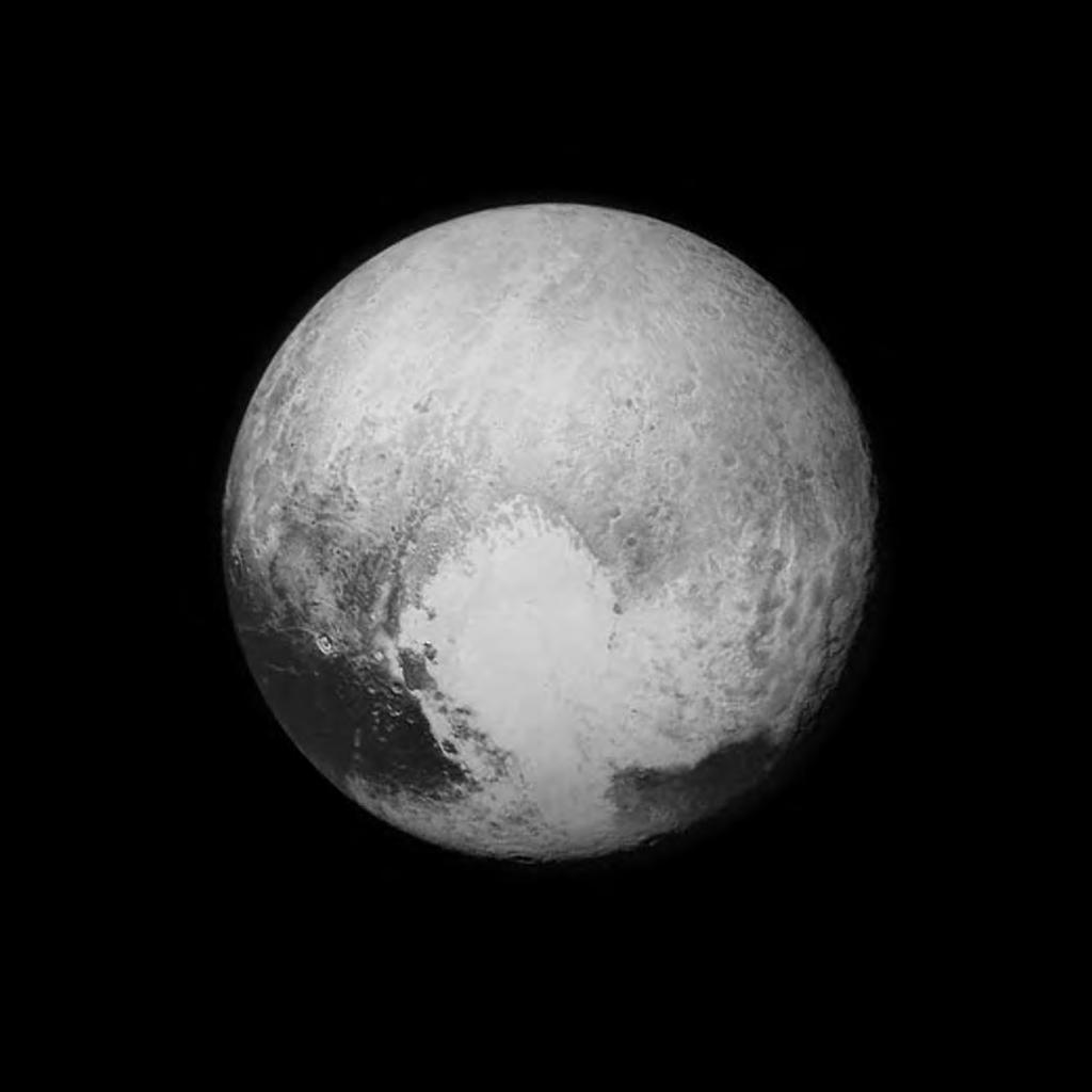 Pluto mit Mond Charon (New