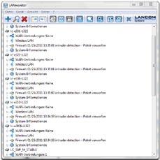 Management mehrerer LANCOM Access Points und WLAN Router: Gruppenkonfigurationsprofile Erkennung von Abweichungen zur Gruppenkonfiguration LANmonitor Mit Hilfe des LANmonitors lassen sich Netzwerke