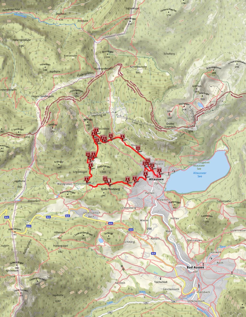 9,8 km 3:30 Std. 380 m 380 m Schwierigkeit mittel Kartengrundlagen: outdooractive Kartografie; Deutschland: GeoBasis-DE / BKG 2017, GeoBasis-DE / GEObasis.nrw 2011, Österreich: 1996-2017 here.