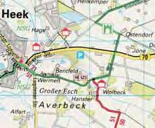 6 Münsterland Der wegweisende Radspaß Und so funktionierts 1. Radwanderkarte: Nehmen Sie zur Planung am besten eine unserer Karten zur Hand. In diesem Beispiel die Radwanderkarte Kreis Borken.