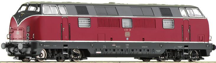 62931 174,00 III 212 68931 Diesellokomotive BR V 200.1 der DB Vorbild ist eine Diesellokomotive BR V 200.1 der Deutschen Bundesbahn.