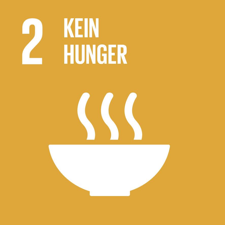 Das Ziel: Den Hunger beenden, Ernährungssicherheit sowie eine bessere Ernährung erreichen und eine nachhaltige Landwirtschaft fördern. Zur Bekämpfung des Hungers leisten wir u.a. durch die Spende von nicht mehr verkaufs-, aber noch verzehrfähigen Lebensmitteln einen wichtigen Beitrag.