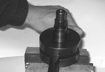 If the out-of-roundness on the crankshaft is not according to the specified limit the crankshaft must