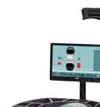 B400L RAD-AUSWUCHTMASCHINEN Rad-Auswuchtmaschine mit Monitor, 2D-Technik und Smart Sonar 1 9 TFT-Monitor mit grafischer Benutzeroberfläche SILVER