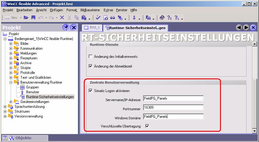 Leitfaden für die Implementierung von SIMOTION im GMP Umfeld 4.5.2 Schutzmaßnahmen in der Anwendersoftware Bausteinschutz Know-how-Schutz verhindert eine Ausgabe des Codes im KOP/FUP/ST/MCC- Editor.