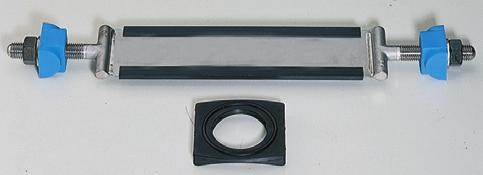 8G Hawle-Bügel werden für die sichere Montage von Anbohr- und Schieberschellen an Guss-, und Stahl-Rohren verwendet.