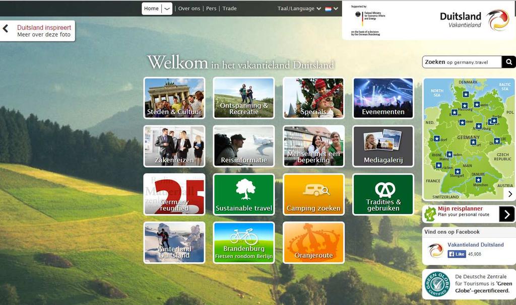 DZT-Webseite www.germany.