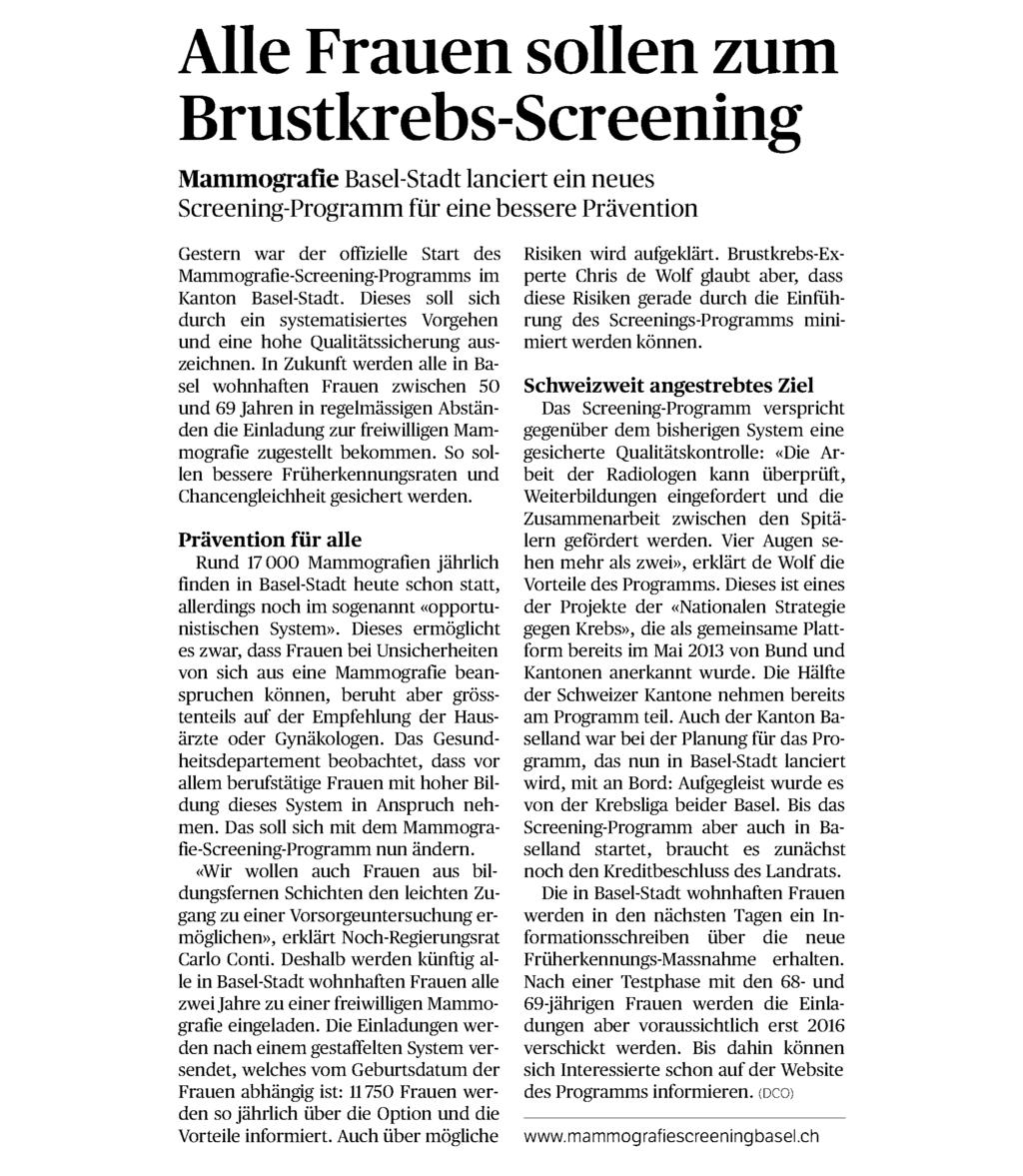 Datum: 03.07.2014 5 / 24 Hauptausgabe Basellandschaftliche Zeitung 4410 Liestal 061/ 927 26 00 www.basellandschaftlichezeitung.