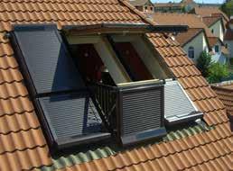 State-of-the-Art : Solar-Dachfensterrollläden in Perfektion. Auch für schwierige Einbausituationen: Baier hat immer eine Lösung parat.