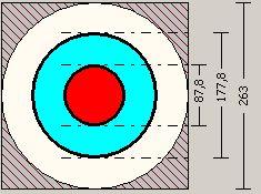 Technische Umsetzung Koaxial-Sonde nach Muster Heubach : - Tiefe ca. 800 m - Außenrohr: Stahl, ca.