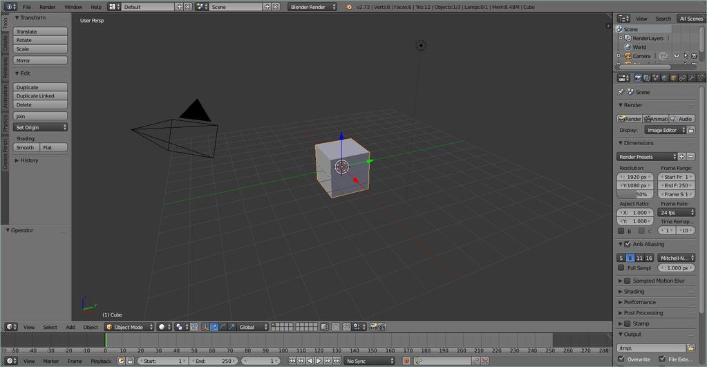 3D-Erstellung und der Weg in den Browser 3D-Erstellung mit Blender Die 3D-Grafiksoftware Blender (Download auf www.blender.