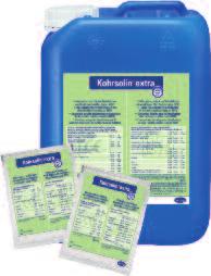 Kohrsolin extra RKI-gelistet für den Bereich A/B Aldehydhaltiger Flächen-Desinfektionsreiniger für die tägliche prophylaktische Desinfektion und zur Schlussdesinfektion gem.